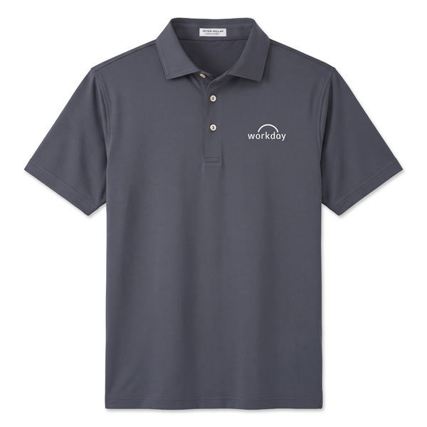 Peter Millar Mens Solid Performance Polo